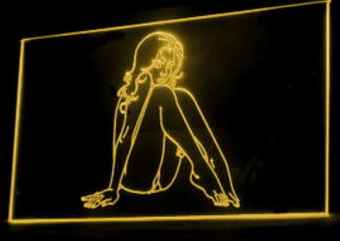 Nude Dancer sexy lady LED Neon Sign